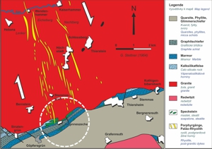 Geologische Karte Johanneszeche