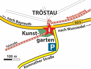 Orientierungskarte Tröstau