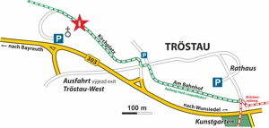 Orientierungskarte Tröstau